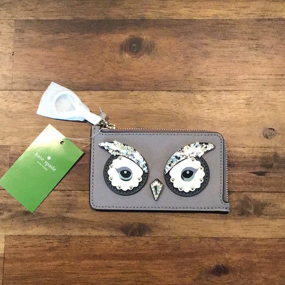 kate spade Handbags - Authentic Kate Spade Owl card case/wallet/key ring